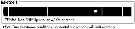 Dodge Challenger 15 Finish Line #1 (Lip Spoiler/XM) - Hood Roof Trunk - 15 & up Dodge Challenger 15 Finish Line #1 (Lip Spoiler/XM) - Hood Roof Trunk - 15 & up