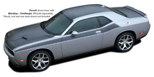 Dodge Challenger Blacktop Challenger Nose/Dip Spoiler - Hood & Trunk - 15 & up Dodge Challenger Blacktop Challenger Nose/Dip Spoiler - Hood & Trunk - 15 & up