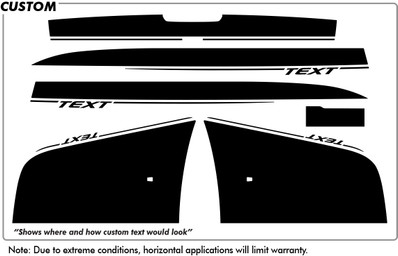 Dodge Charger Chargin Kit - Blank - Hood & Sides - 06 thru 10 Dodge Charger Chargin Kit - Blank - Hood & Sides - 06 thru 10