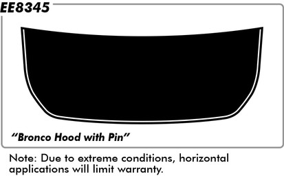 Ford Bronco "Hood" (Blank) - 21 & up Ford Bronco "Hood" (Blank) - 21 & up