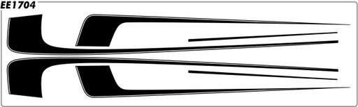 Dodge Charger C Stripe - Side - 11 thru 14