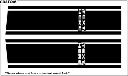 Dodge Ram Rumble Stripe Blank - Side - 09 thru 18 Dodge Ram Rumble Stripe Blank - Side - 09 thru 18