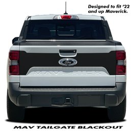 "Tailgate Blackout" - Ford Maverick  -  2022 thru 2024 "Tailgate Blackout" - Ford Maverick  -  2022 thru 2024