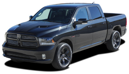 Dodge Ram Hemi Hood Accent & Wheel Trim - Hood - 09 thru 18 Dodge Ram Hemi Hood Accent & Wheel Trim - Hood - 09 thru 18