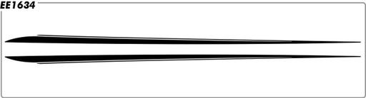 Chevy Stride Taper Stripe Side - 11 & up Chevy Stride Taper Stripe Side - 11 & up