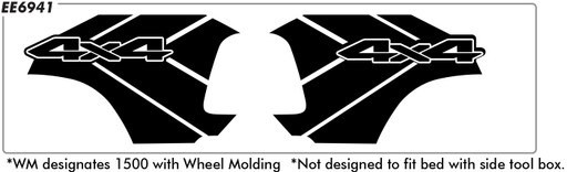 "Reb Side" WM (4x4) w/Wheel Molding - Dodge Ram - 2019 thru 2025 "Reb Side" WM (4x4) w/Wheel Molding - Dodge Ram - 2019 thru 2025