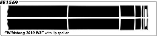 Ford Mustang Wildstang 2010 WS w/Lip Spoiler - Rally - 10 thru 12 Ford Mustang Wildstang 2010 WS w/Lip Spoiler - Rally - 10 thru 12
