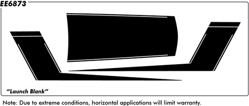 Ford Mustang Launch (Blank) - Hood & Side - 10 thru 12 Ford Mustang Launch (Blank) - Hood & Side - 10 thru 12
