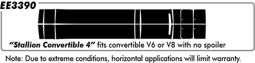 Ford Mustang Convertible Stallion #4 no Spoiler (GT & V6) - Rally - 15 thru 17 Ford Mustang Convertible Stallion #4 no Spoiler (GT & V6) - Rally - 15 thru 17