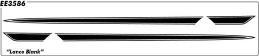 Ford Mustang Lance Side Kit (Blank) - Side - 15 & up