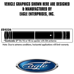 "Contender #3" (with XM/no Spoiler) - Ford Mustang - 2015 thru 2017 "Contender #3" (with XM/no Spoiler) - Ford Mustang - 2015 thru 2017