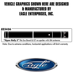 "Hyper Rally #3" (GT/Eco No Spoiler with XM) - Ford Mustang - 2018 thru 2025