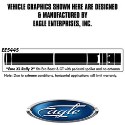 "Euro XL Rally #2" GT/Eco with Raised Spoiler/ No Antenna  - Ford Mustang - 2015 thru 2023 "Euro XL Rally #2" GT/Eco with Raised Spoiler/ No Antenna  - Ford Mustang - 2015 thru 2023