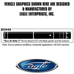 "Euro XL Rally #5" GT/Eco with Blade Spoiler & XM  - Ford Mustang - 2015 thru 2023 "Euro XL Rally #5" GT/Eco with Blade Spoiler & XM  - Ford Mustang - 2015 thru 2023