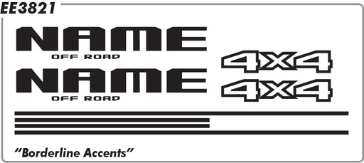 Ford F-150 Borderline Accents - Hood & Tailgate - 15 thru 17 Ford F-150 Borderline Accents - Hood & Tailgate - 15 thru 17