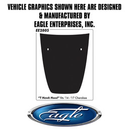 "T- Hawk Hood" Kit- Jeep Cherokee  -  2014 thru 2017 "T- Hawk Hood" Kit- Jeep Cherokee  -  2014 thru 2017