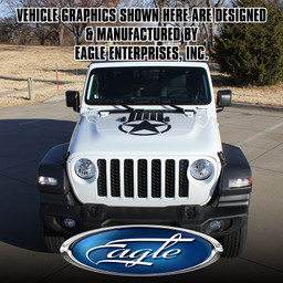 "Alpha Star" Hood - Jeep Gladiator -2020 thru 2025 "Alpha Star" Hood - Jeep Gladiator -2020 thru 2025