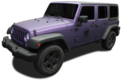 Jeep Wrangler Jeep Star 12" (One Image) - Side - Any Jeep Wrangler Jeep Star 12" (One Image) - Side - Any