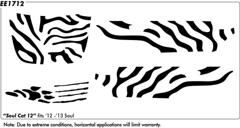 Kia Soul Kits Soul Cat 12 - Hood, Side & Trunk - 13 Kia Soul Kits Soul Cat 12 - Hood, Side & Trunk - 13