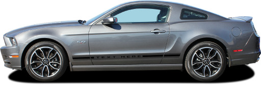 Ford Mustang Thunder Rocker #1 - Blank (Digital Print) - Rocker - 2010 thru 2014