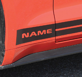 Ford Mustang 15 Breakup Rocker (GT) (Digital Print) - Rocker - 2015 & up