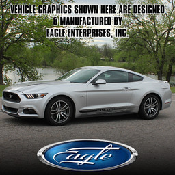 "Faded Rally #2" V8 w/Spoiler and no XM (Screen Print)  - Ford Mustang -  2015 thru 2017 "Faded Rally #2" V8 w/Spoiler and no XM (Screen Print)  - Ford Mustang -  2015 thru 2017