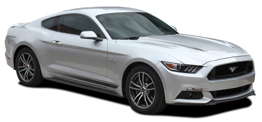 Ford Mustang Faded Hood Spear (Blank) (Screen Print) - Hood - 2015 thru 2017 Ford Mustang Faded Hood Spear (Blank) (Screen Print) - Hood - 2015 thru 2017