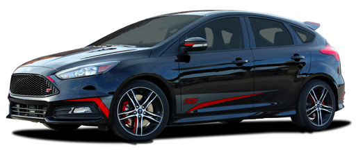 Ford Focus Blade ST - Blank (2 Color Screened) - Rocker - 2015 thru 2018 Ford Focus Blade ST - Blank (2 Color Screened) - Rocker - 2015 thru 2018