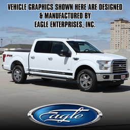 "Breakup Rocker"( 4x4) Digital Print - Ford F-150 -   2015 thru 2025