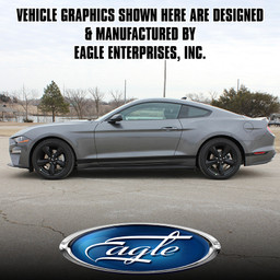 "Supersonic"-Blk/Gray/Wht - Digital Print -Ford Mustang -2015 thru 2023 "Supersonic"-Blk/Gray/Wht - Digital Print -Ford Mustang -2015 thru 2023