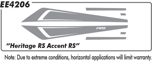 Chevy Camaro Heritage RS Accent / RS Name (Lip Spoiler) - 2016 to 2018