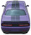 Dodge Challenger Pulse Rally (Shark Ant) - Hood Roof Trunk - 2015 thru 2023