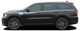 Dodge Durango Runaway Side Kit (Blank) - Side - 11 & up