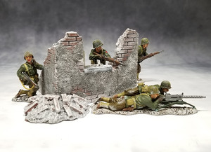 BLD002W Ruined Wall (U-Winter)