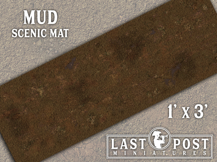 MAT009 Mud Scenic Mat (1'x3')