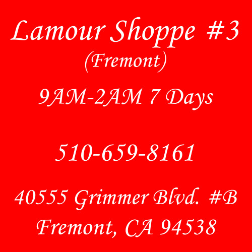 Store Pickup @ Lamour Shoppe #3 (Fremont) Open 9AM-2AM 7 Days