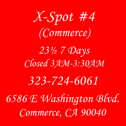 Store Pickup @ X-Spot #4 (Commerce) Open 23.5/7