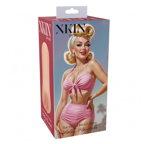 ST-XKN001FLESH XKIN PINUP MOLLY BLOWTIDE TPE SM STROKER- 127G
