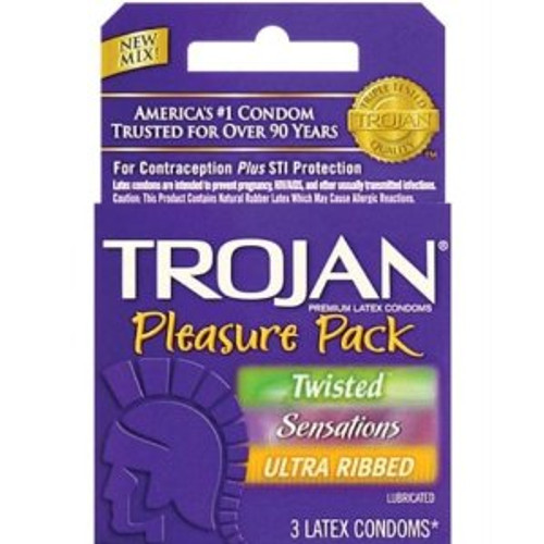 PM95321 TROJAN PLEASURE PACK 3'S