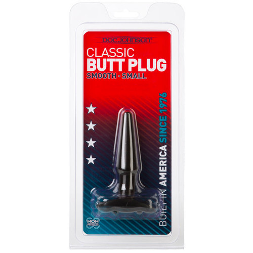 DJ0244-04CD (BUTT PLUG) -BLK -SMALL