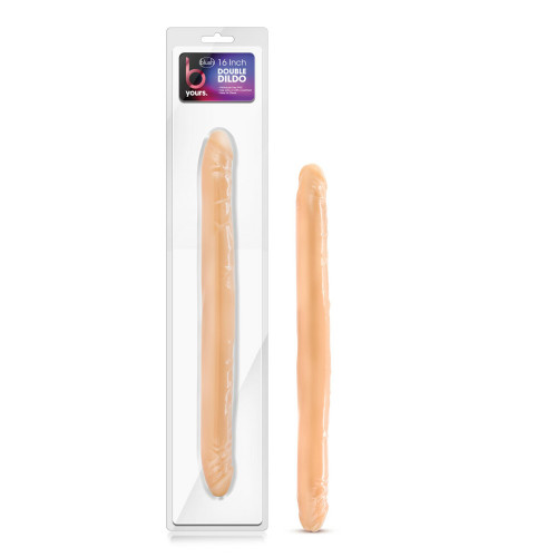 BL-52013 B YOURS 16" DOUBLE DILDO-BEIGE