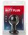 DJ0244-56 ROUND BUTT PLUG MEDIUM -BLK