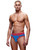 ENVY-BLE309 S/M SOLID JOCK-BLU/RED