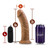 BL-13827 DR. SKIN DR.JOE 8" VIBRA.COCK W/SUCTION CUP-MOCHA