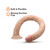 BL-15063 DR. SKIN 19" DILDO W/SUCTION-FLESH