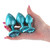 NSN-0960-07 REAR ASSETS ANAL PLUGS KIT 3PC TEAL