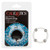 SE1437-10 STEEL BEADED SILICONE RING-LG