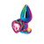 NSN-0962-24 REAR ASSETS MULTI COLOR HEART ALUMINUM PLUG-MD-PINK