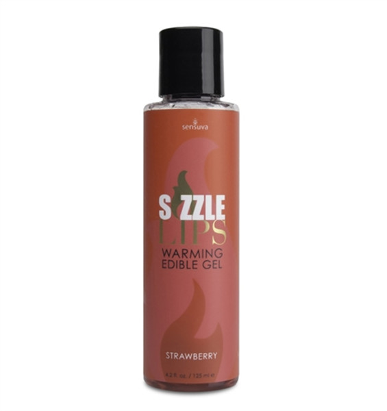 SEN-VL498 SIZZLE LIPS STRAWBERRY WARMING GEL-4.2OZ