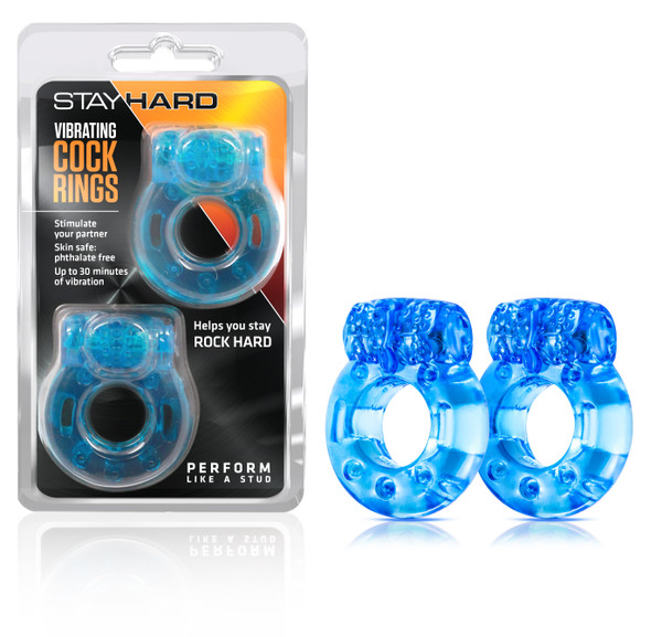 BL-30402 VIBRA. DISPOSABLE COCK RING- 2PK